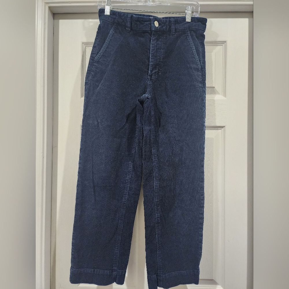 Women's Navy Corduroy Pants